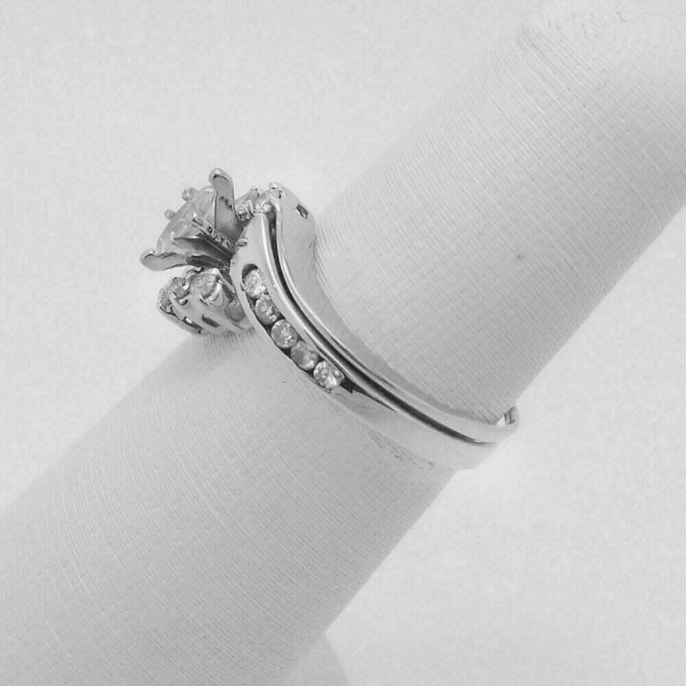 Lab-Created Marquise Cut 2.10 Ct Diamond Engagement Ring 925 Sterling Silver