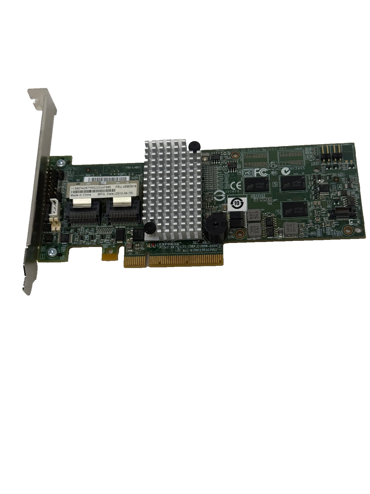 IBM 46M0918 6Gbps PCI Express X8 SAS / SATA Raid Controller Card Full Height