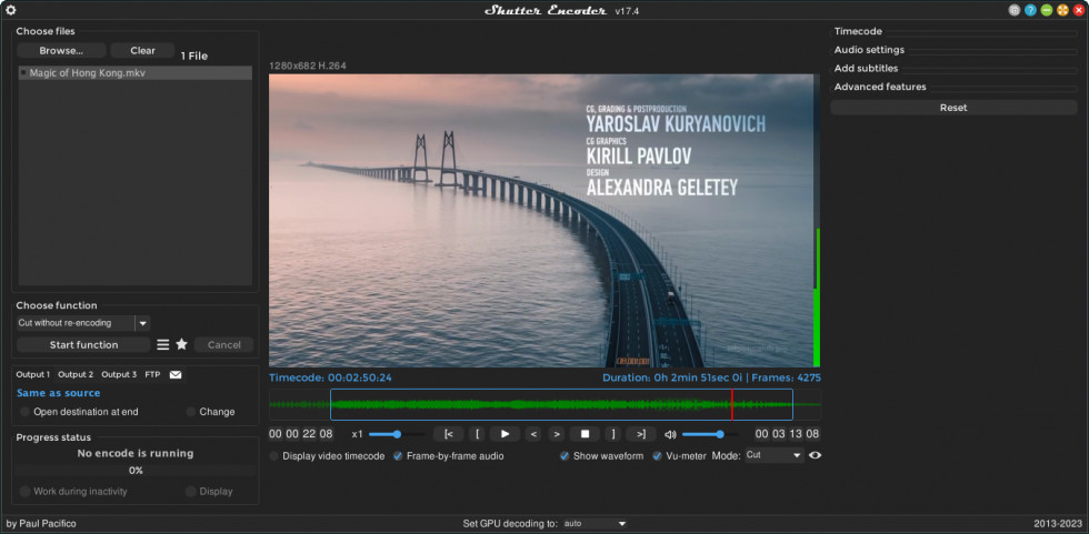 Shutter Encoder 2026 Video Music Convert YouTube Downloader Encode Software Mac