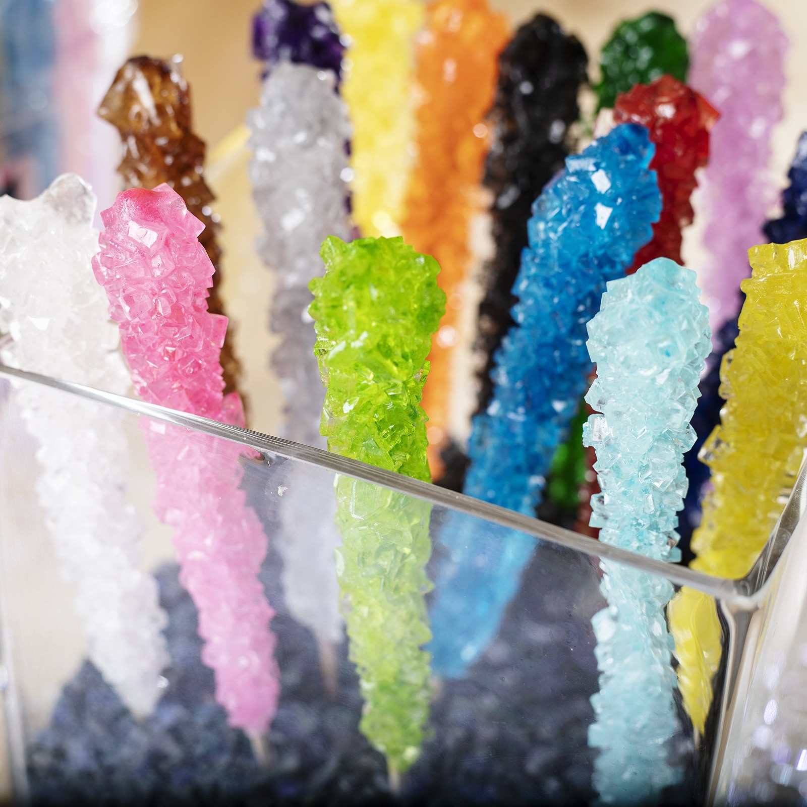 Extra Large Assorted Rock Candy Sticks - Perfect for Parties and Events