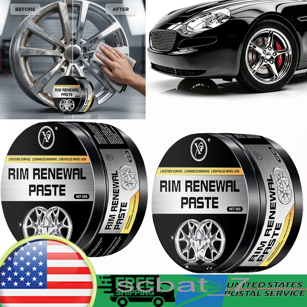 1~3x Multi-Purpose Rim Renewal Paste Wheel Care & Restoration Paste 30/50g
