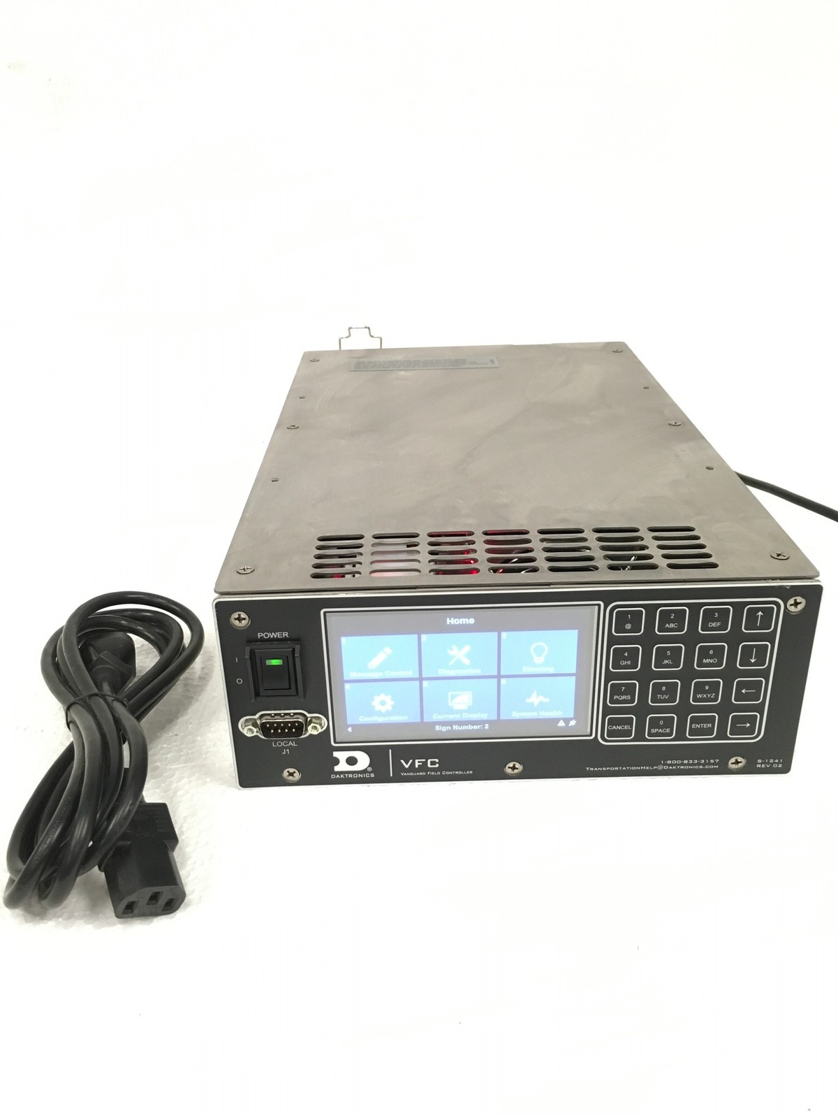 Daktronics S-1241 16-Button Vanguard Field Controller VFC WORKING FREE SHIP QTY