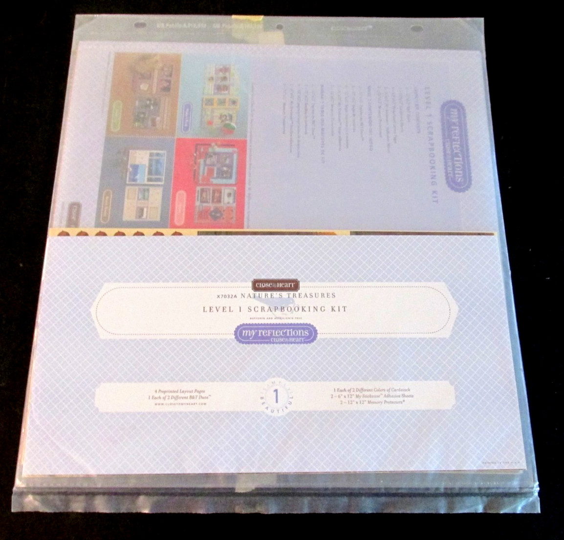 VTG My Reflections CTMH Natures Treasures Level 1 Scrapbooking Kit X7032A NOS