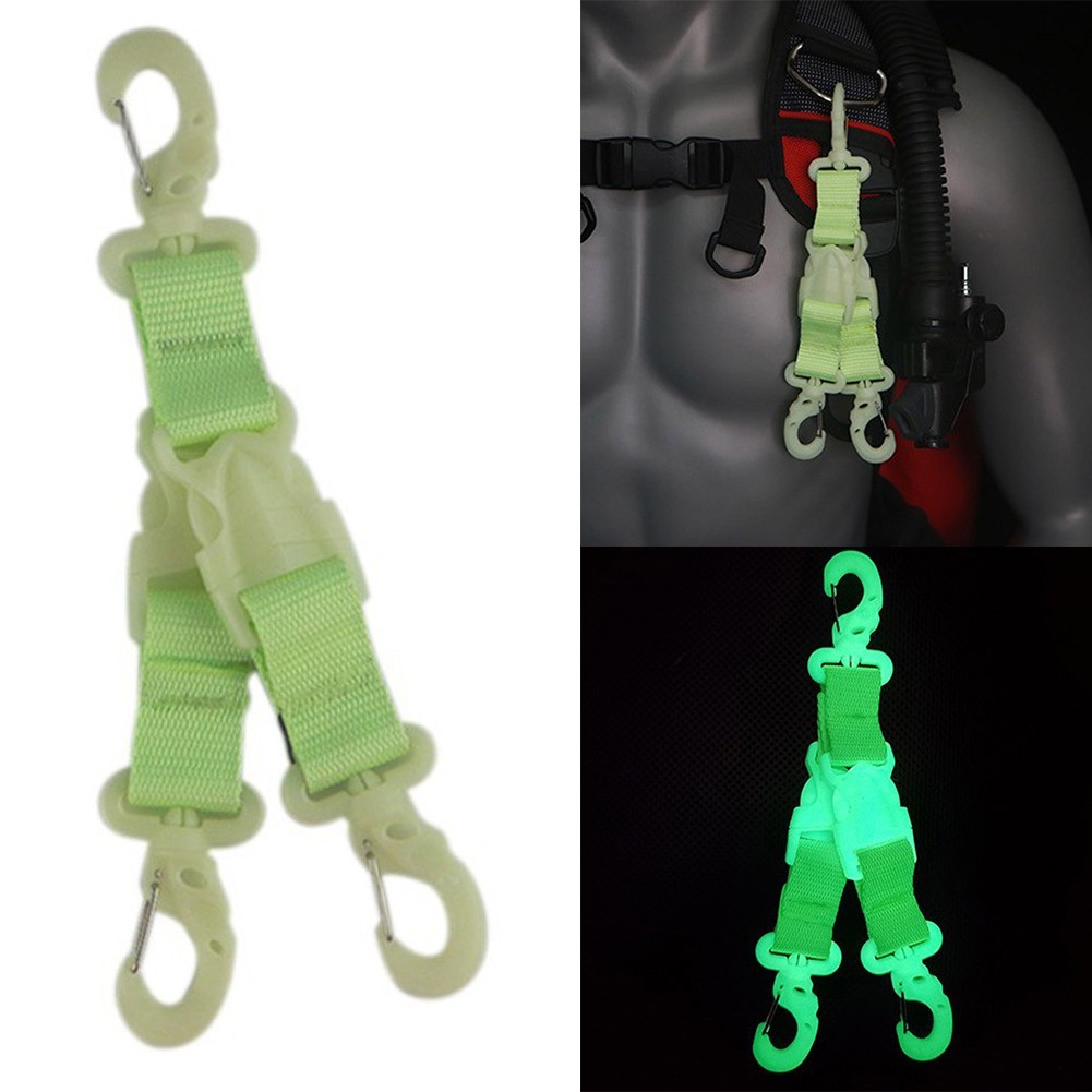 Lightweight Nylon Diving Fin Strap with Glow Feature for Easy Visibility