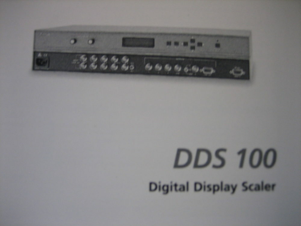 Extron Electronics DDS 100 User's Manual  - FREE US SHIP