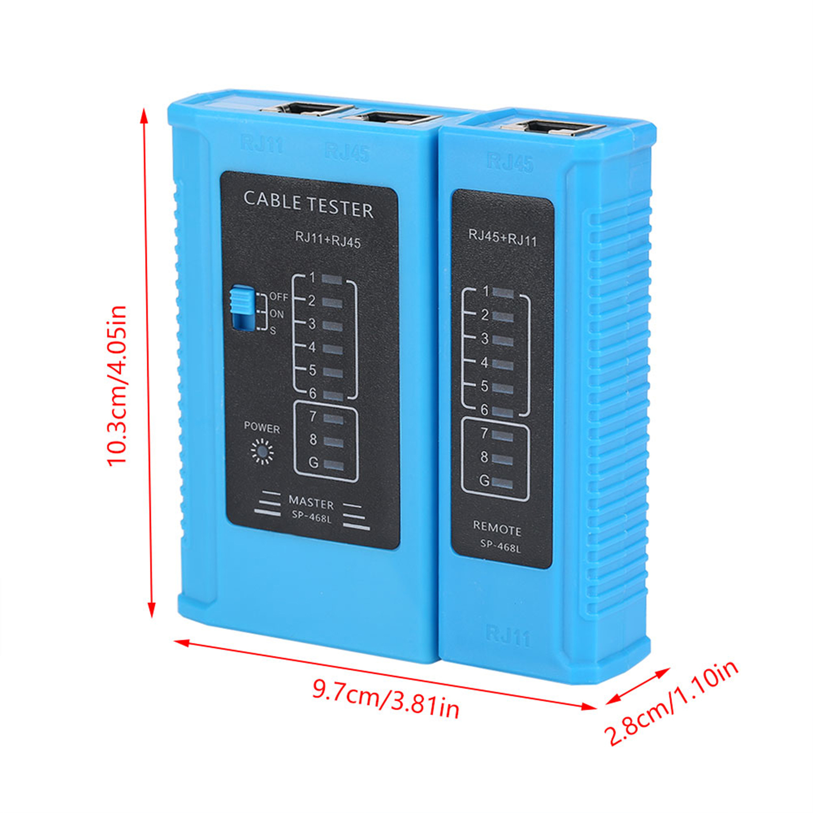 RJ45 And RJ11 Cable Tester Ethernet LAN Test Tool