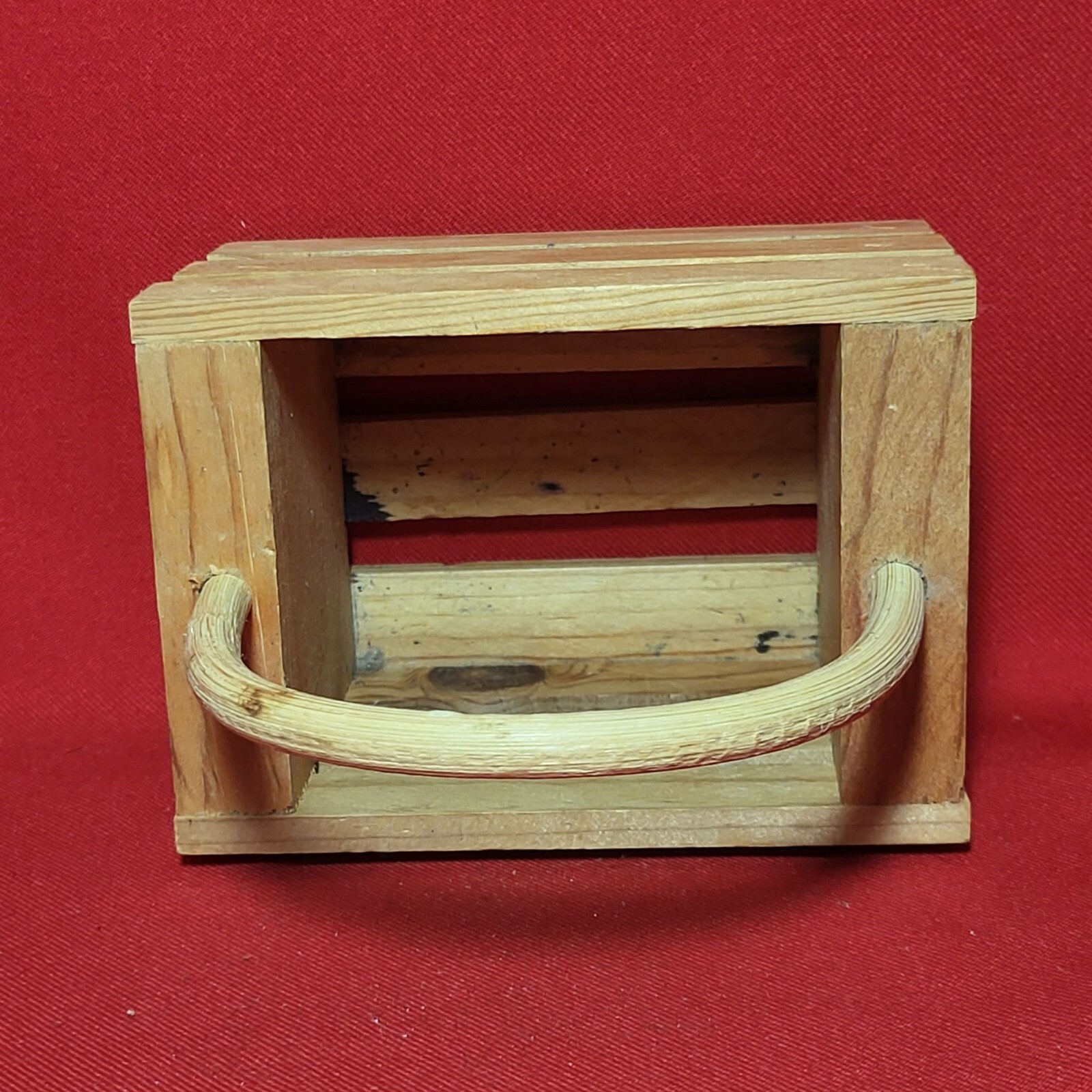 Small Strawberry Wood Basket