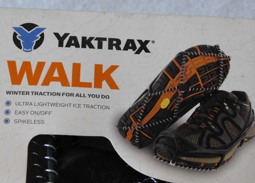 Yaktrax Walk Winter Spikeless Traction 2PK Coils Size Medium Unisex NEW