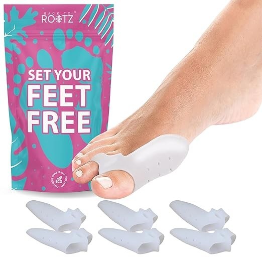 back to ROOTZ 3 Pairs (6 Pcs) Bunion Corrector for Women & Men w/ Toe Separator