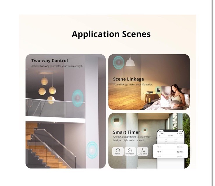 SONOFF ZBMINI Extreme Zigbee Smart Switch (No Neural Required) 2 Pack ZBMINIL2