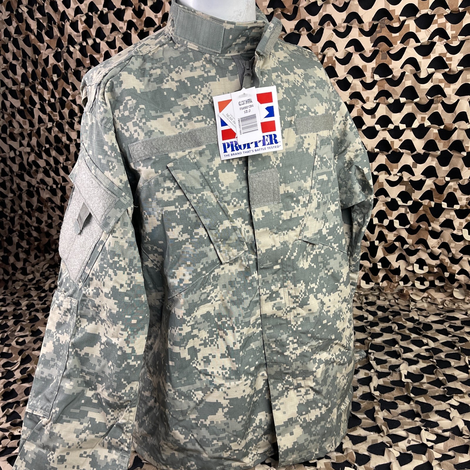 NEW BDU Propper Jacket - ACU Digital Camo - Medium Long