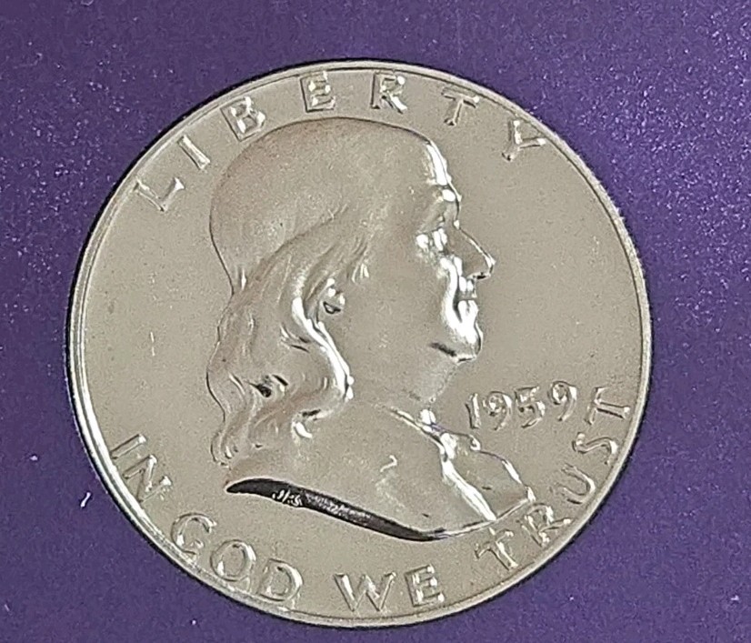 1959 FRANKLIN HALF DOLLAR NGC PF67 SILVER GEM PROOF!