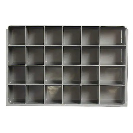 Durham Mfg 124-95-24-Ind Compartment Drawer Insert With 24 Compartments,
