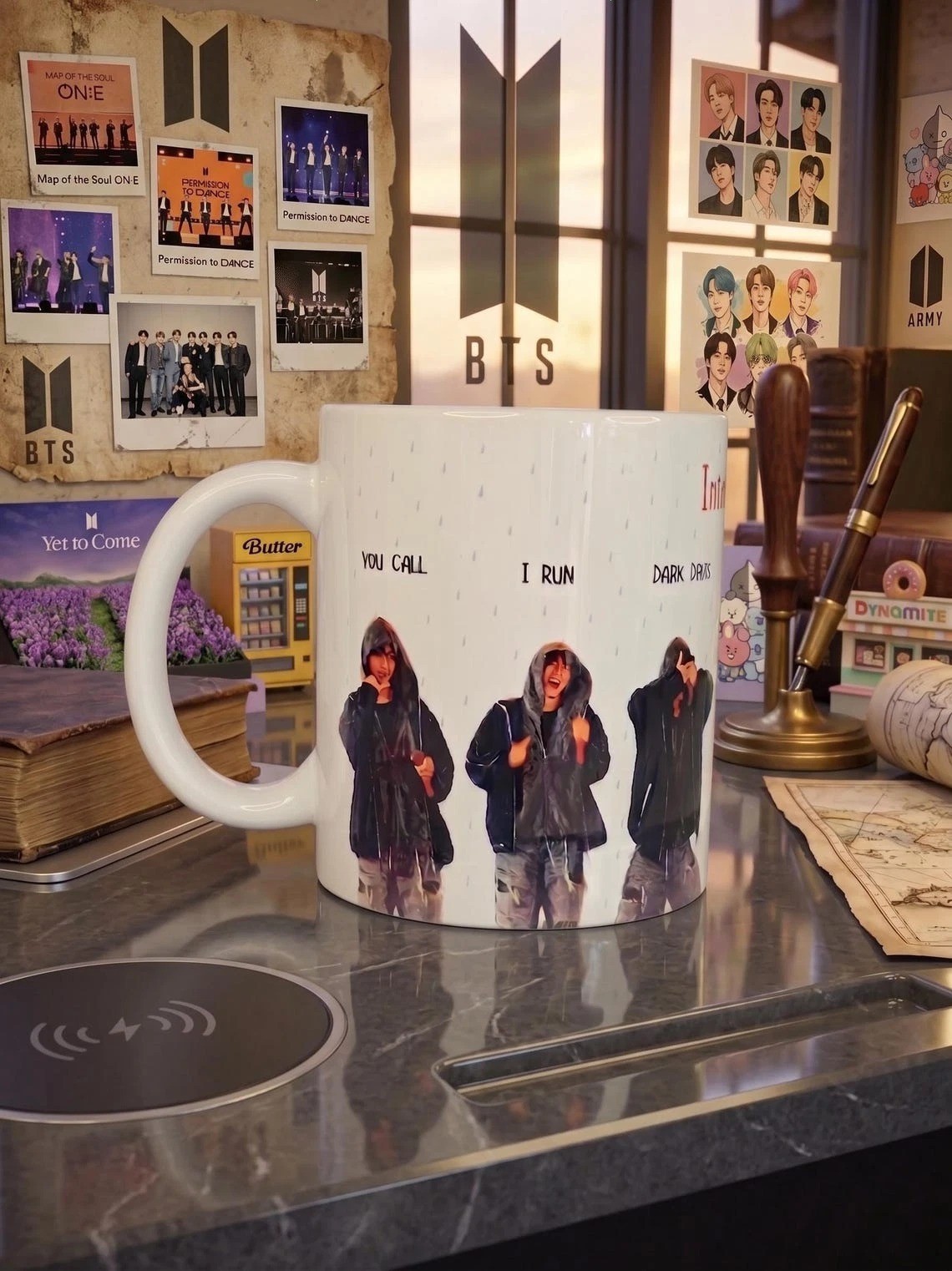 BTS Into the Sun Arirang Era Mug Kpop Fan Coffee Cup Gift