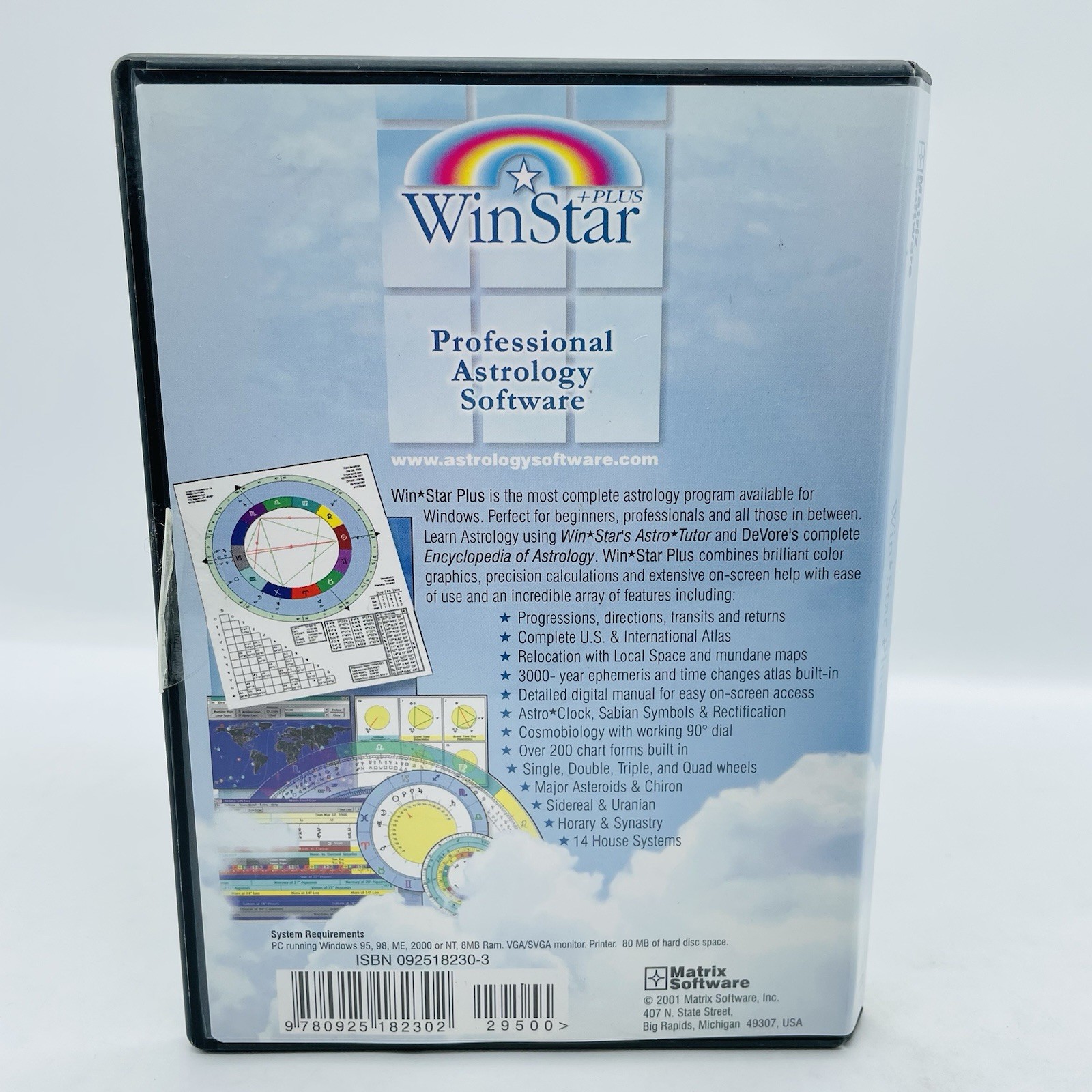 Win Star + Plus - Professional Astrology Software (Windows PC, 2001, Matrix)