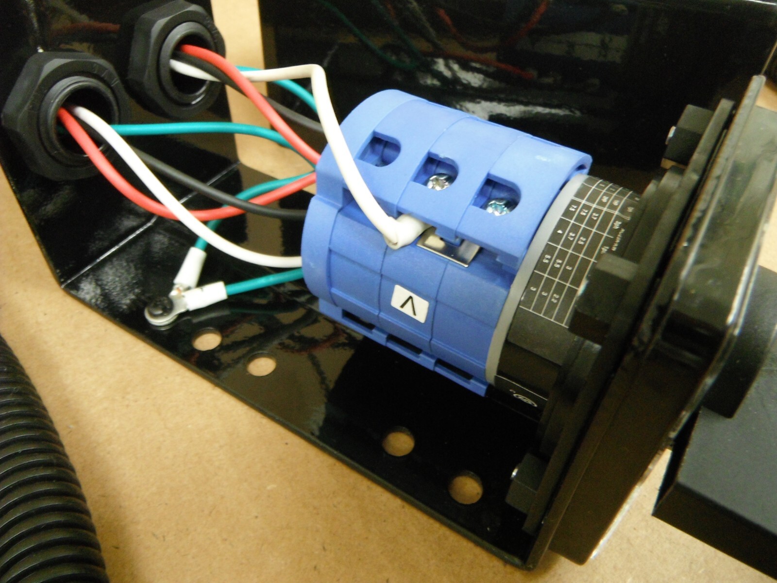 FORWARD/REVERSE DRUM SWITCH WITH CABLES for 3HP 3 Phase VARIABLE SPEED MILL