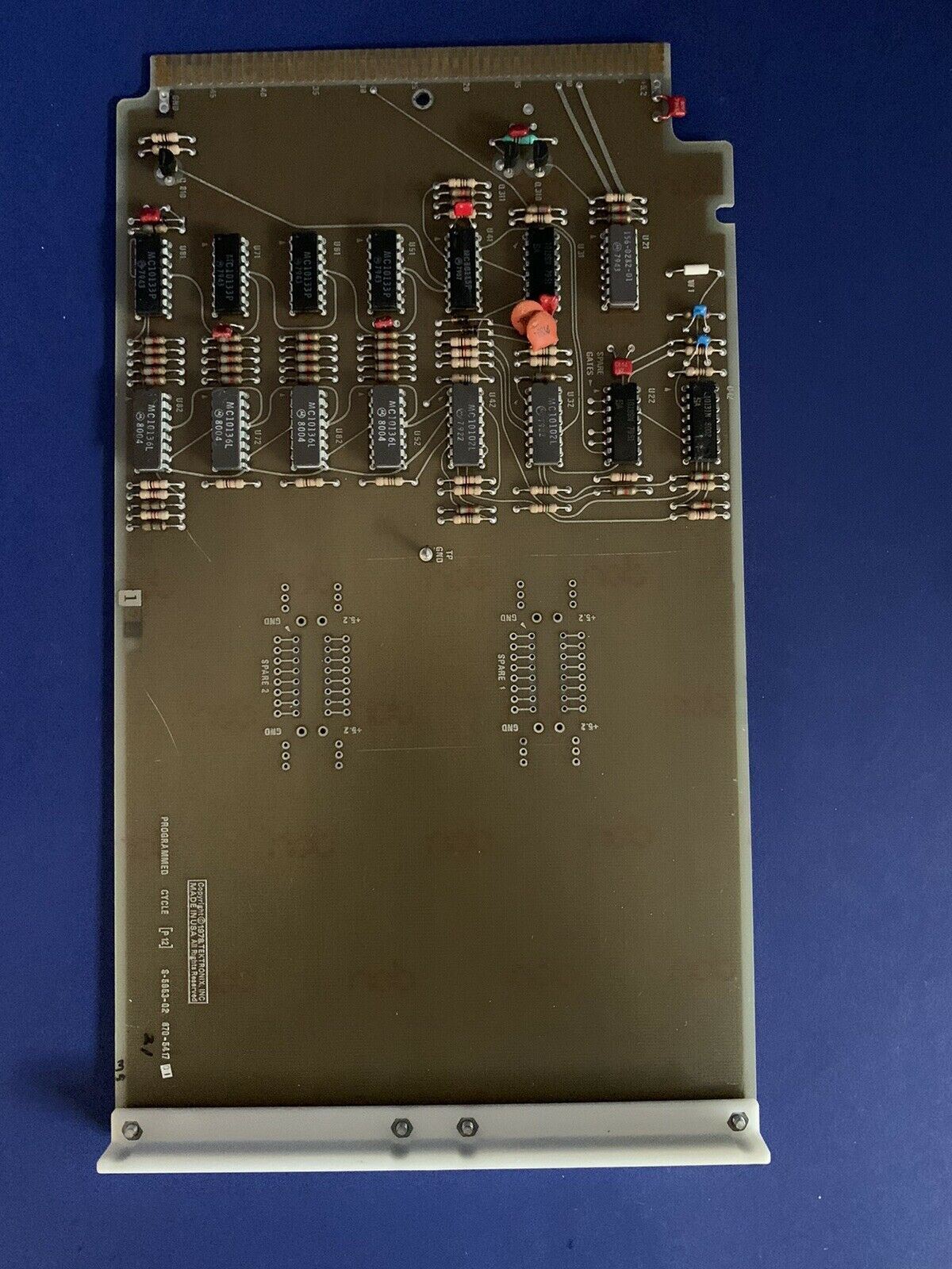 Tektronix 670-5417-01 Programmed Cycle PCB, Used