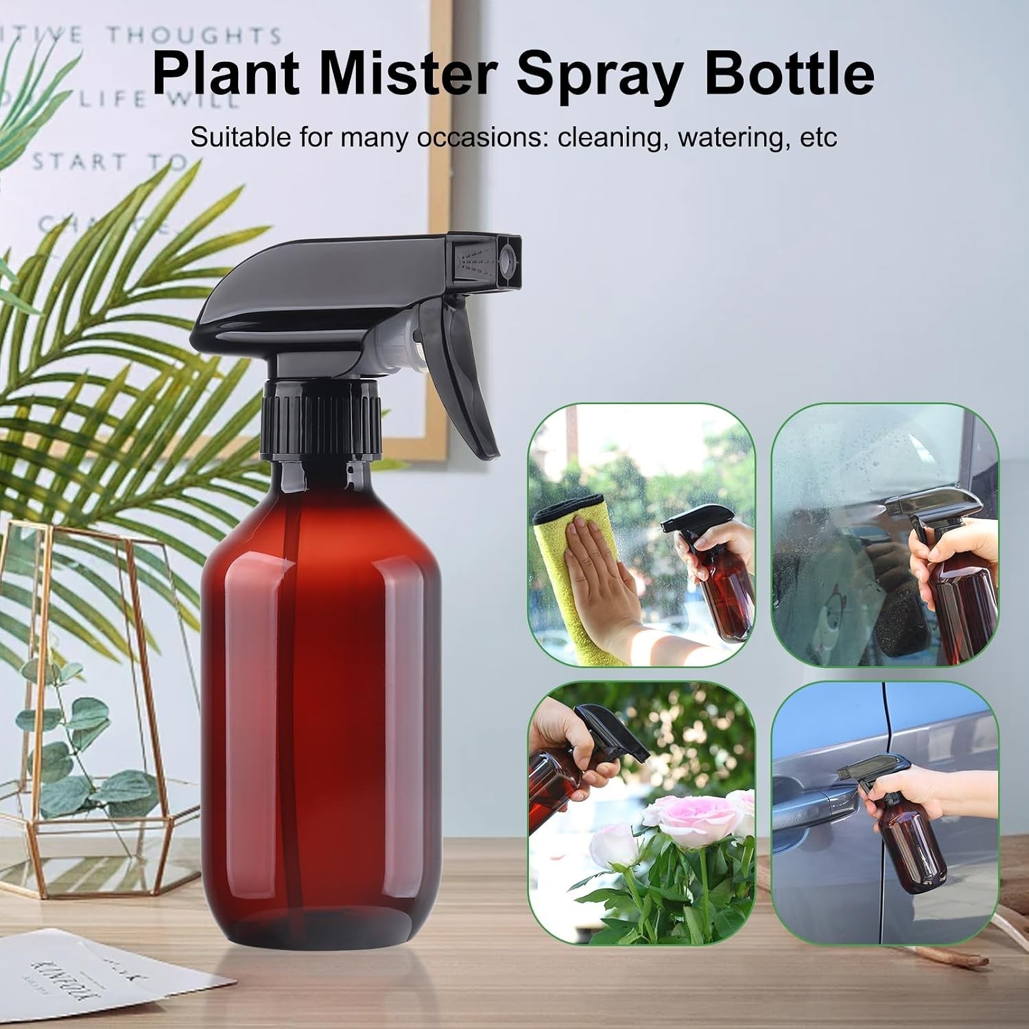 Versatile 300 ml Spray Bottle - Fine Mist with Adjustable Nozzle for All Needs