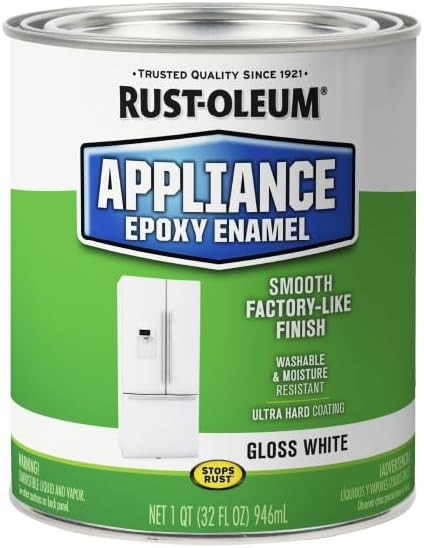 241168 Specialty Appliance Epoxy Paint, Quart, Gloss White