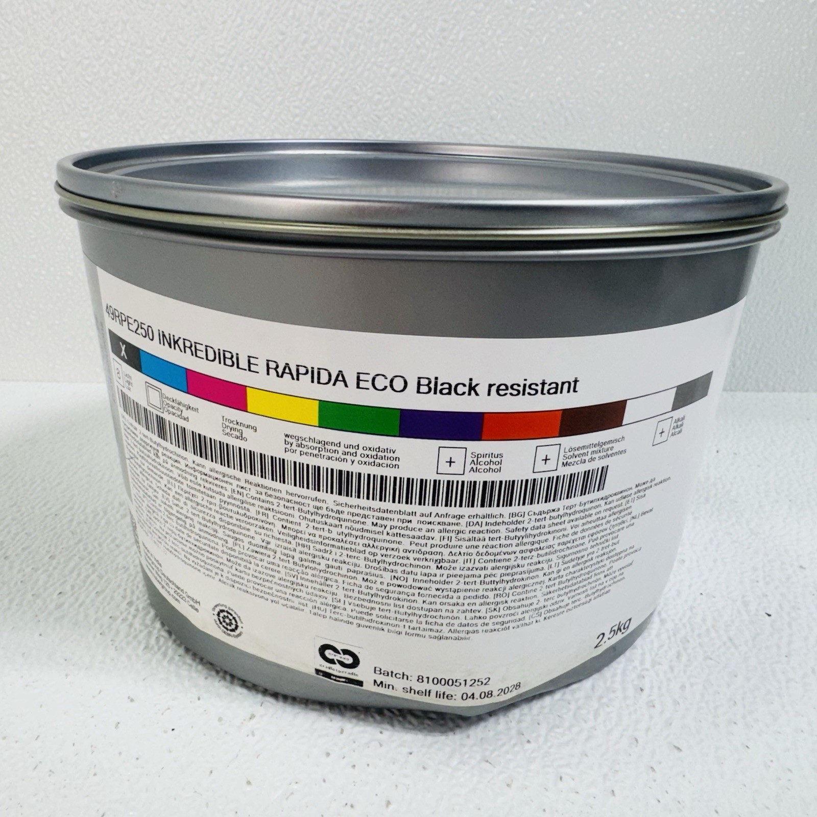 5.5Lbs Huber Group 49RPE250 INKREDIBLE Rapida Eco Black