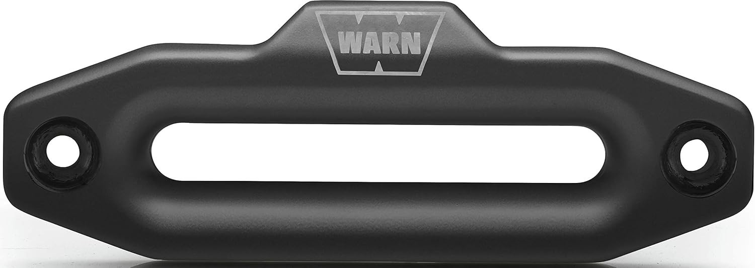 1" Thick Forged 6061-T6 Aluminum Winch Fairlead, Anodized for Synthetic Rope