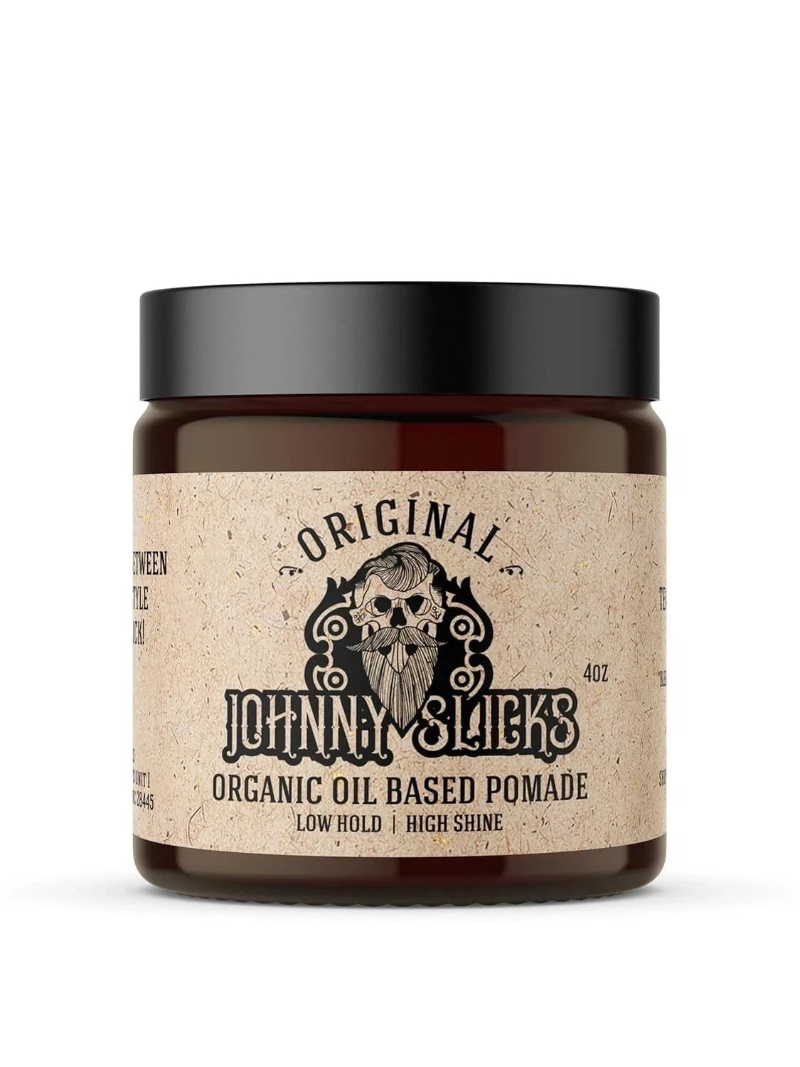 Johnny Slicks Oil Based Pomade Organic Hair Styling for Men Low to Medium Hold