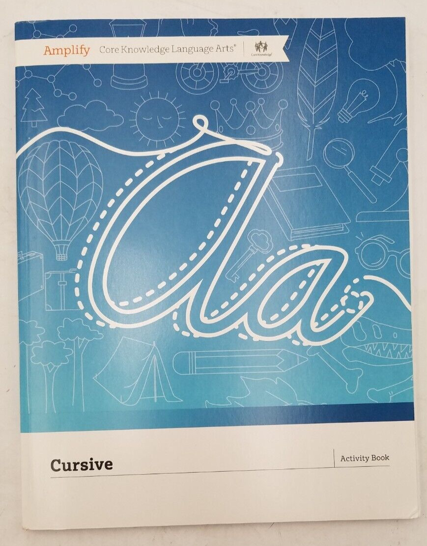 Amplify Core Knowledge Language Arts, Cursive, Activity Book GR 3-4