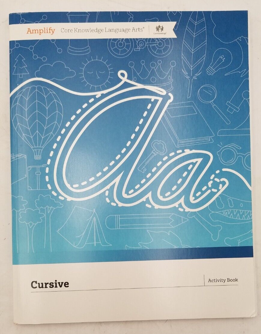 Amplify Core Knowledge Language Arts, Cursive, Activity Book GR 3-4