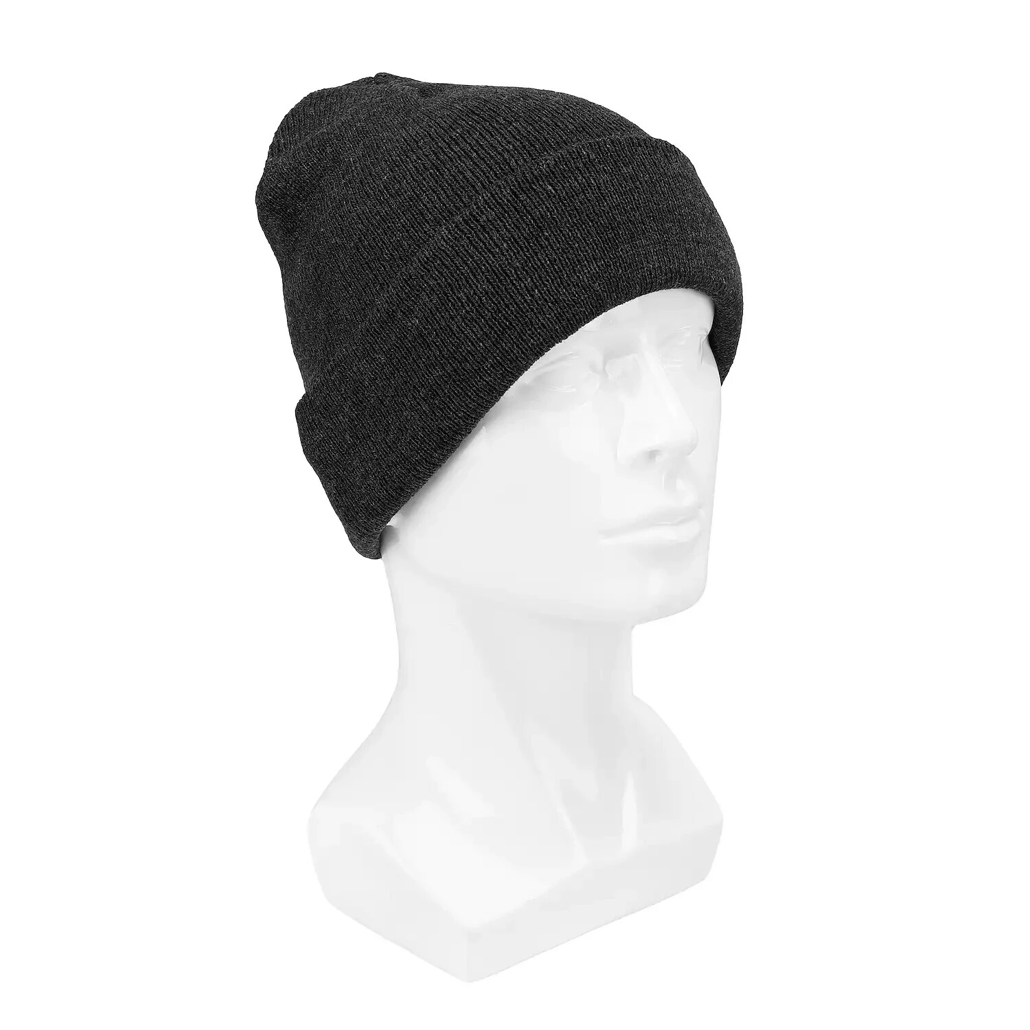 Dockers Men's Microcheck & Flat Knit Cuffed Beanies 2-pack Set (45DK06BB02) New