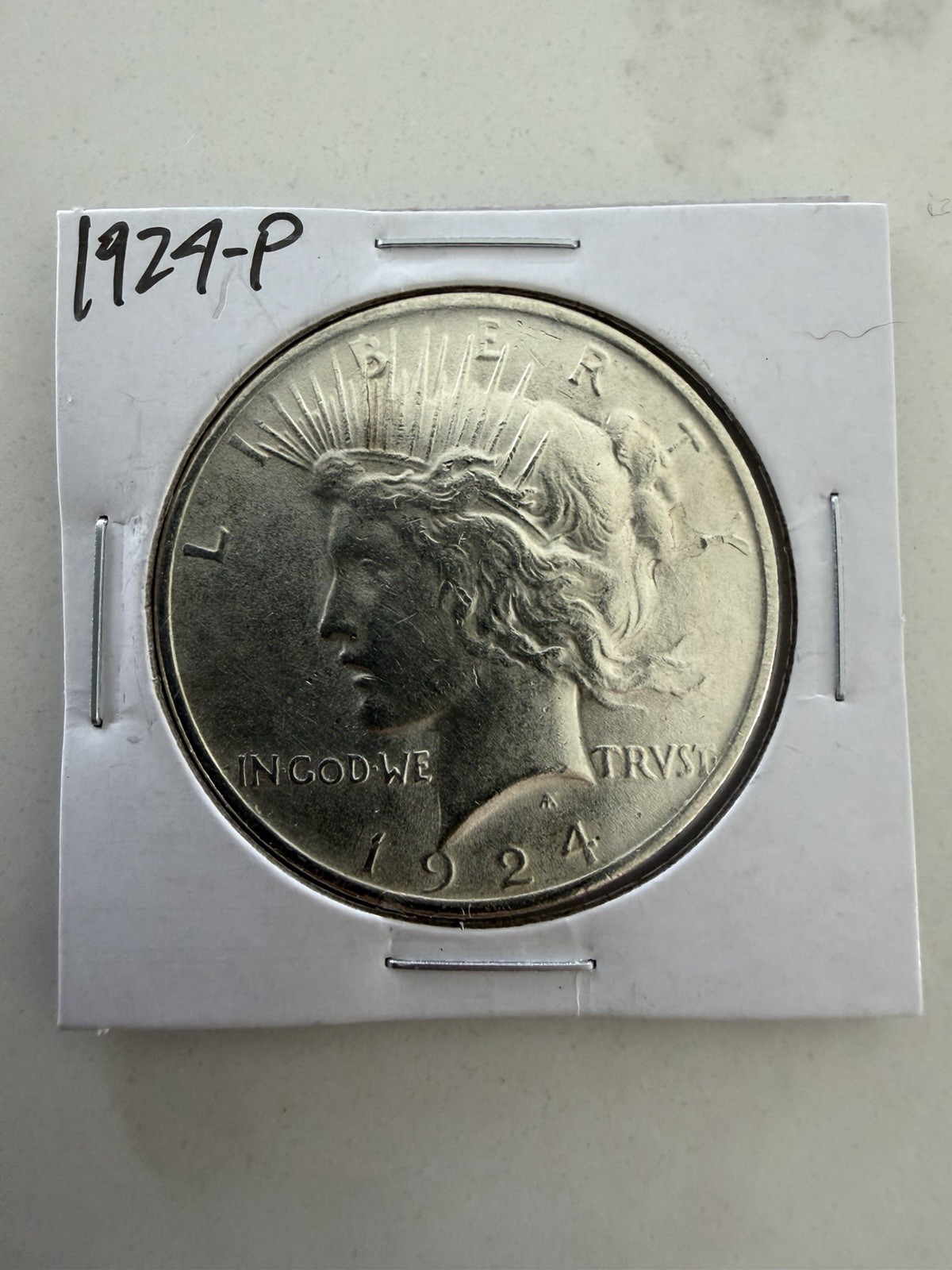 1924 P Peace Silver Dollar 90% Silver Brilliant Uncirculated BU