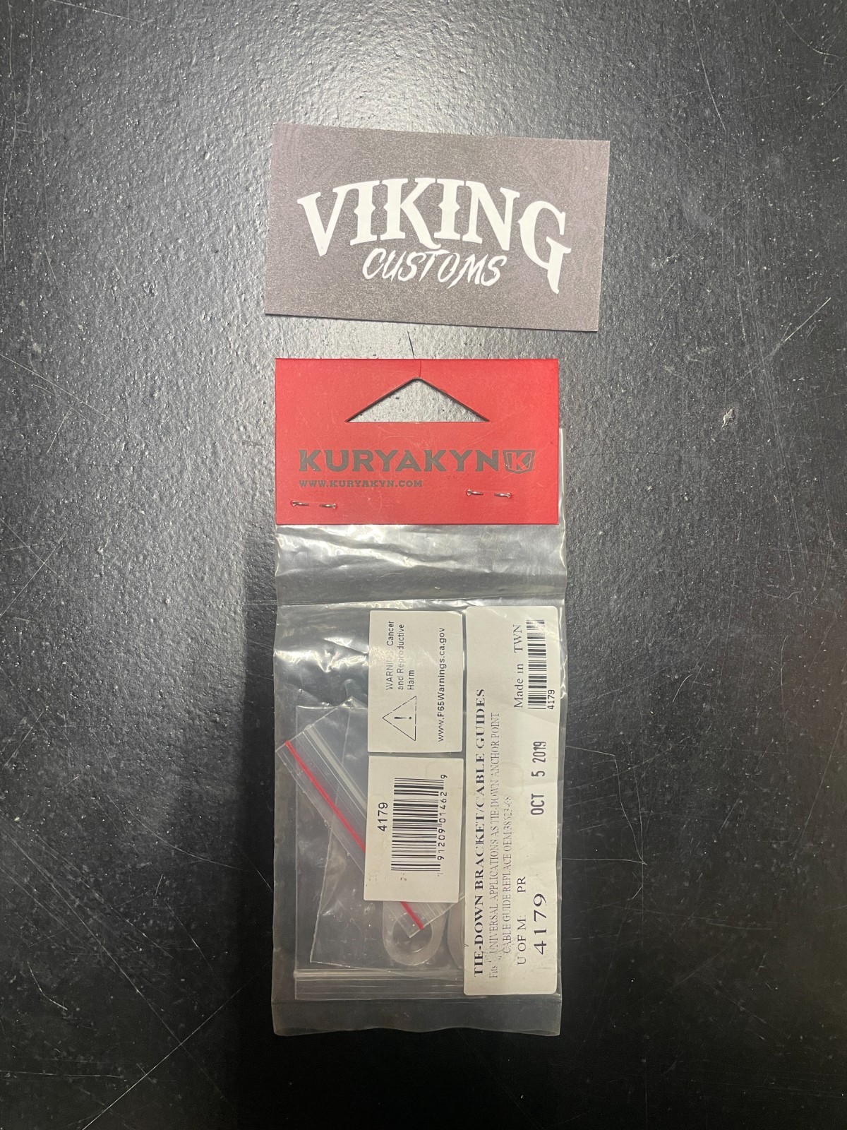 NEW KURYAKYN UNIVERSAL TIE DOWN BRACKET/CABLE GUIDE PN 4179