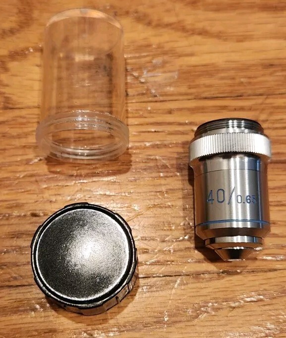 Microscope Objective Lens Plan 40/0.65 Made In Japan