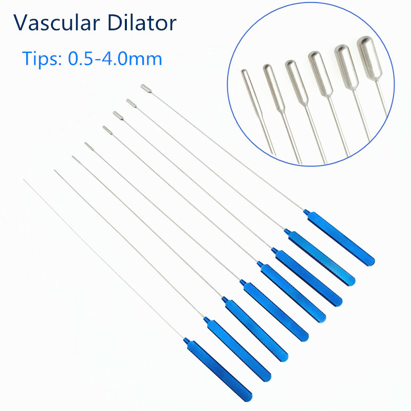 Titanium Vascular Dilator 21cm Long Stainless Steel Neurosurgery Instruments