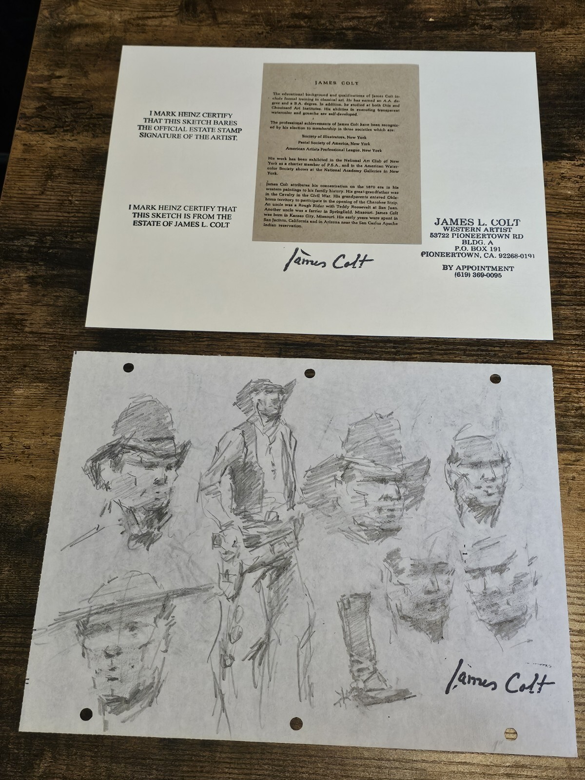 James Colt Western Cowboys Sketching (56)