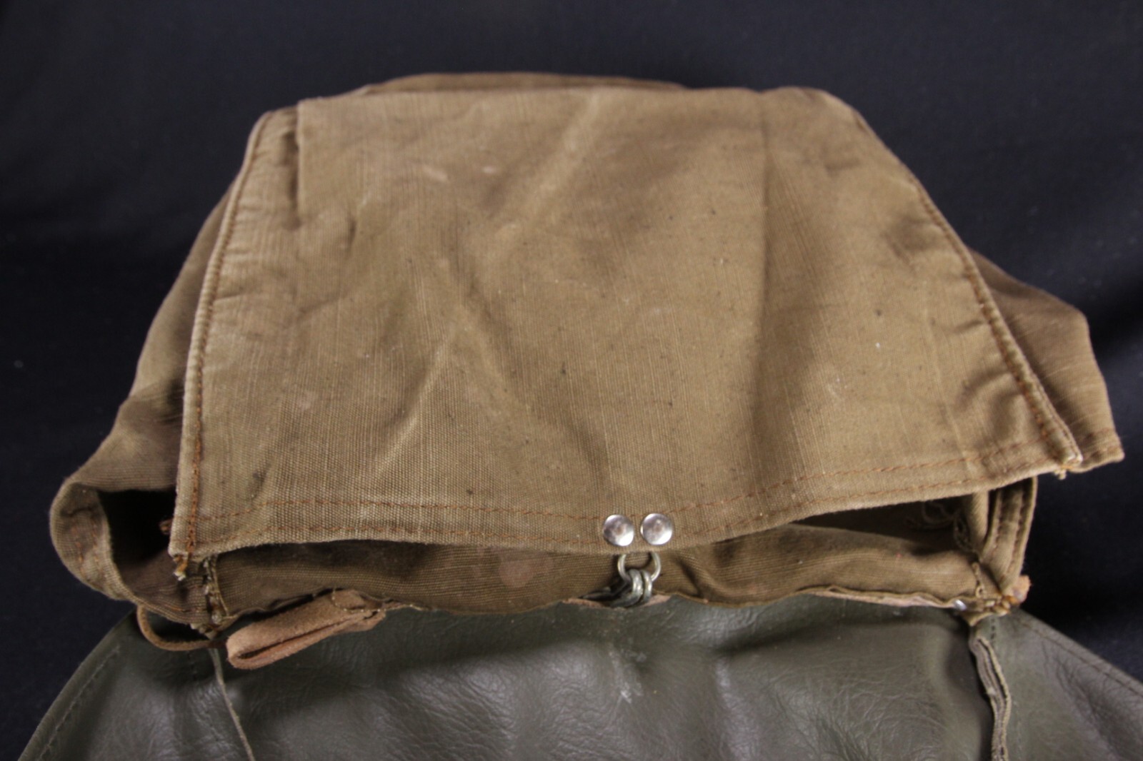 VTG Hans Jaggi Rohrbach Germany Switzerland Satchel Messenger Bag Canvas Leather