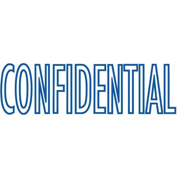2000 Plus 035346 Message Stamp, Confidential, 5/16"