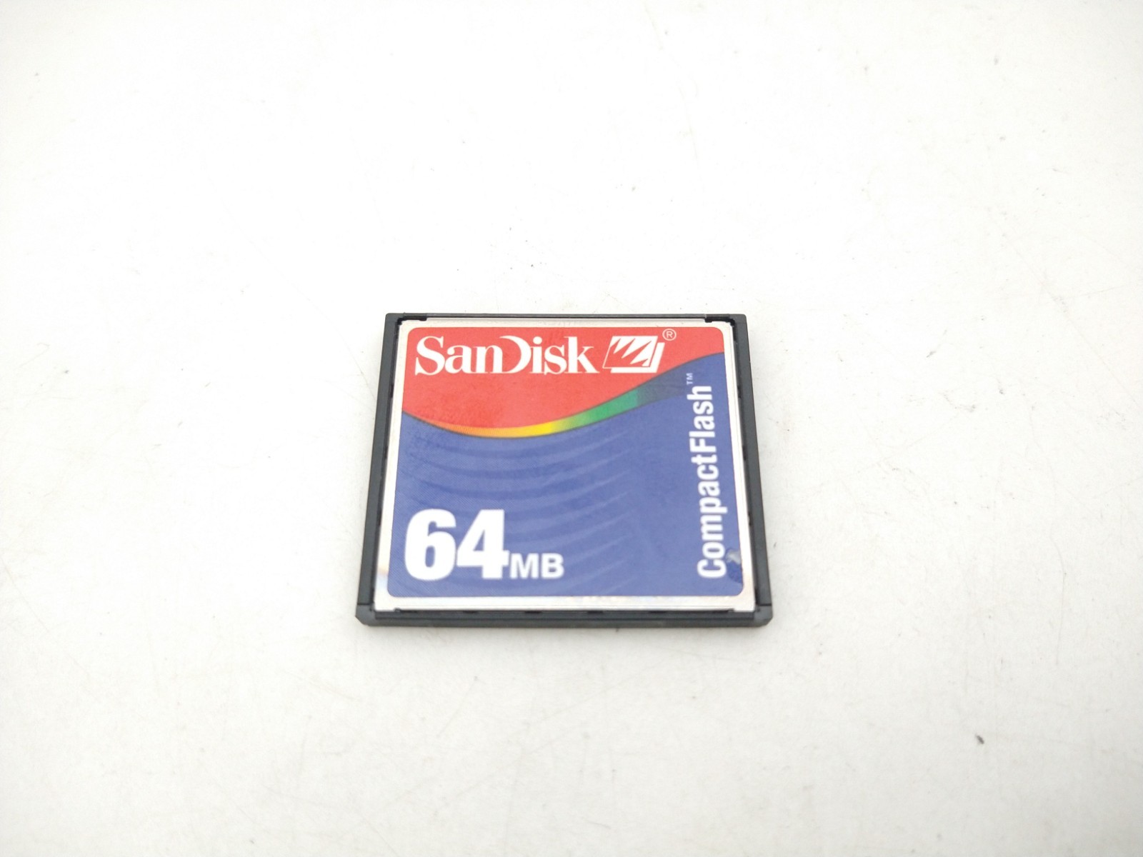 SanDisk 64MB CF Compact Flash Camera Memory Card - Tested