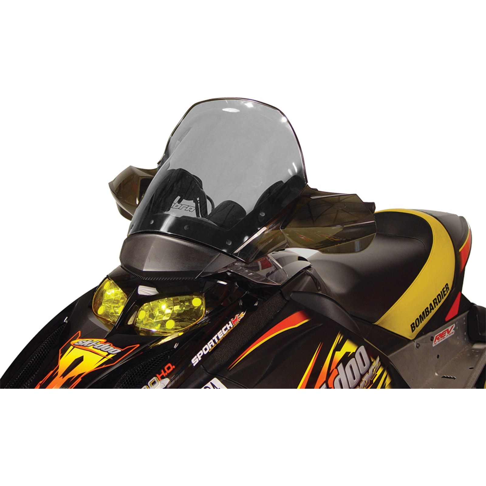 Powermadd Cobra Windshield for Ski-Doo - Smoke/Black High 13042