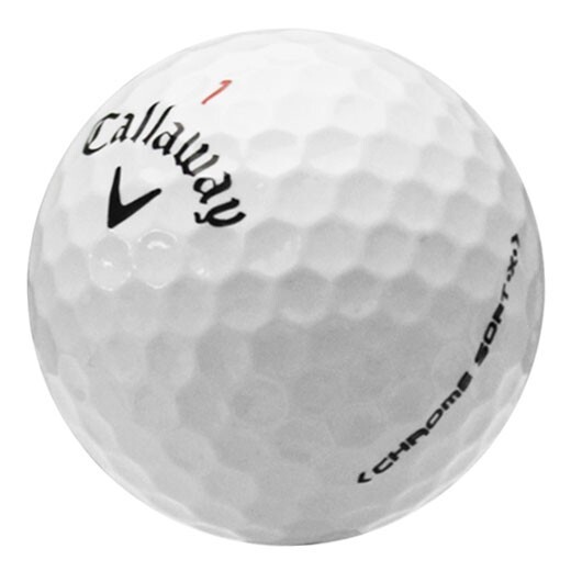 12 Callaway Chrome Soft X AAAAA/Mint Recycled Golf Balls