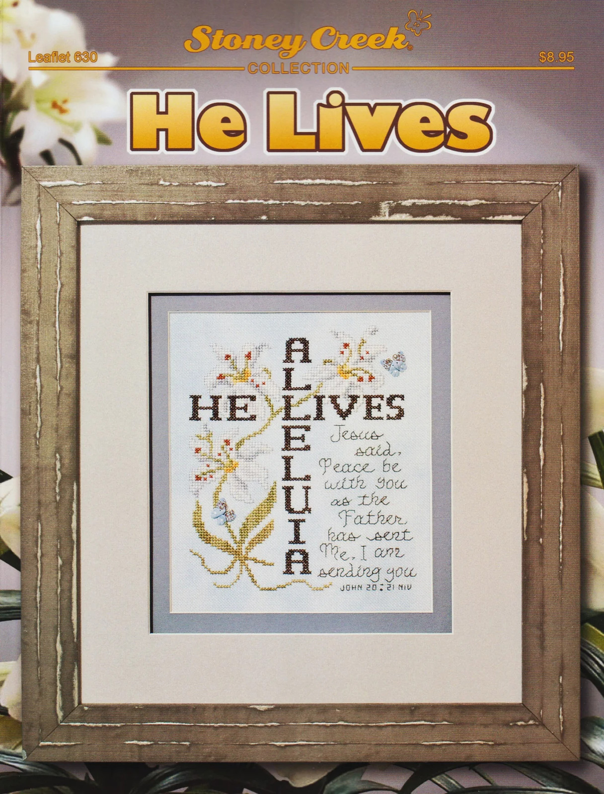 He Lives LFT630 by Stoney Creek cross stitch pattern