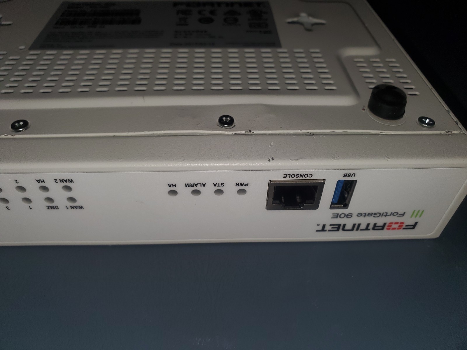 Fortinet FortiGate-90E FG-90E Firewall Router Unregistered w/Power & Cables