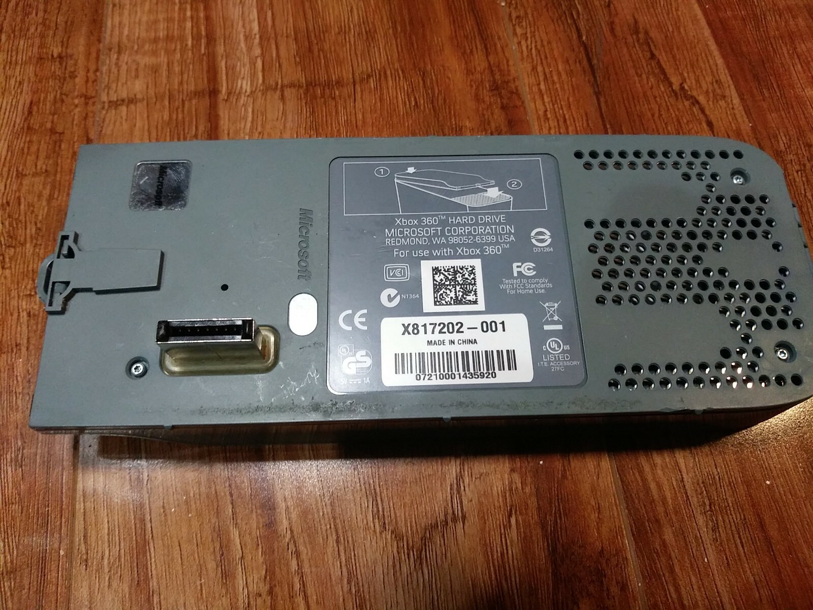 #C) Xbox 360 hard drive 60GB