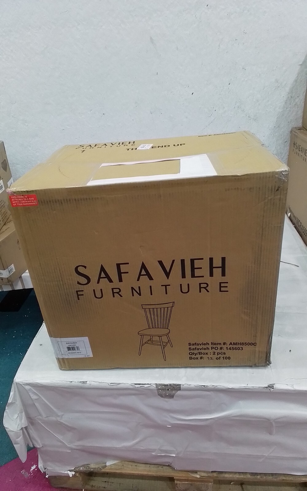Safavieh PARKER SPINDEL SIDE CHAIR, Reduced Price 2172737562 AMH8500C
