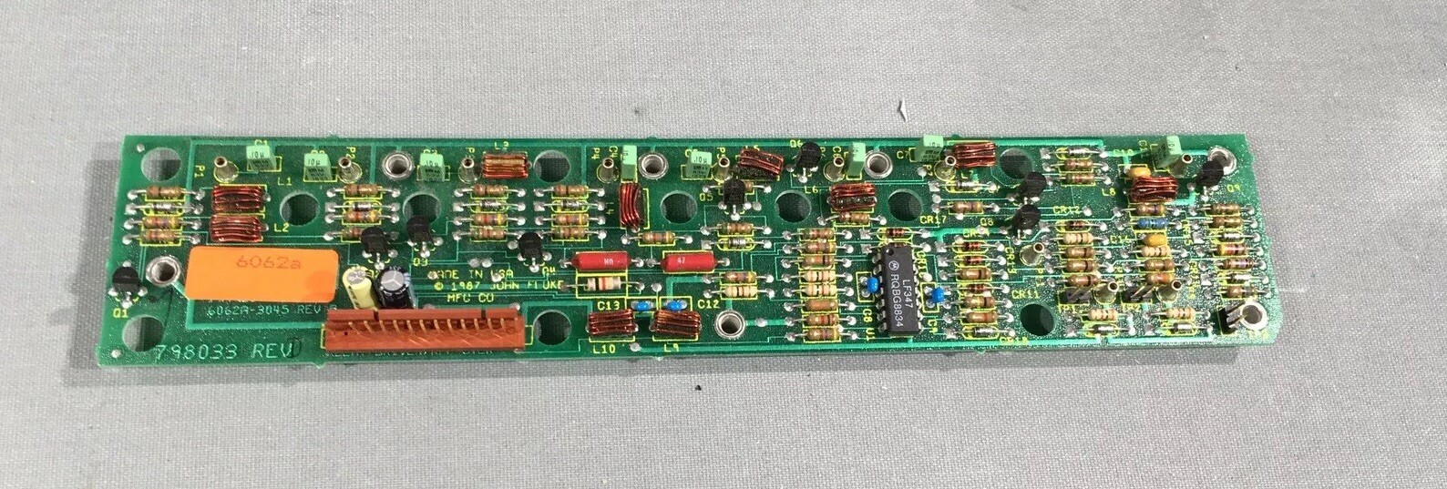 Fluke 798033 Rev D 6062A 6062A-3045 Rev B Pcb Board Panel