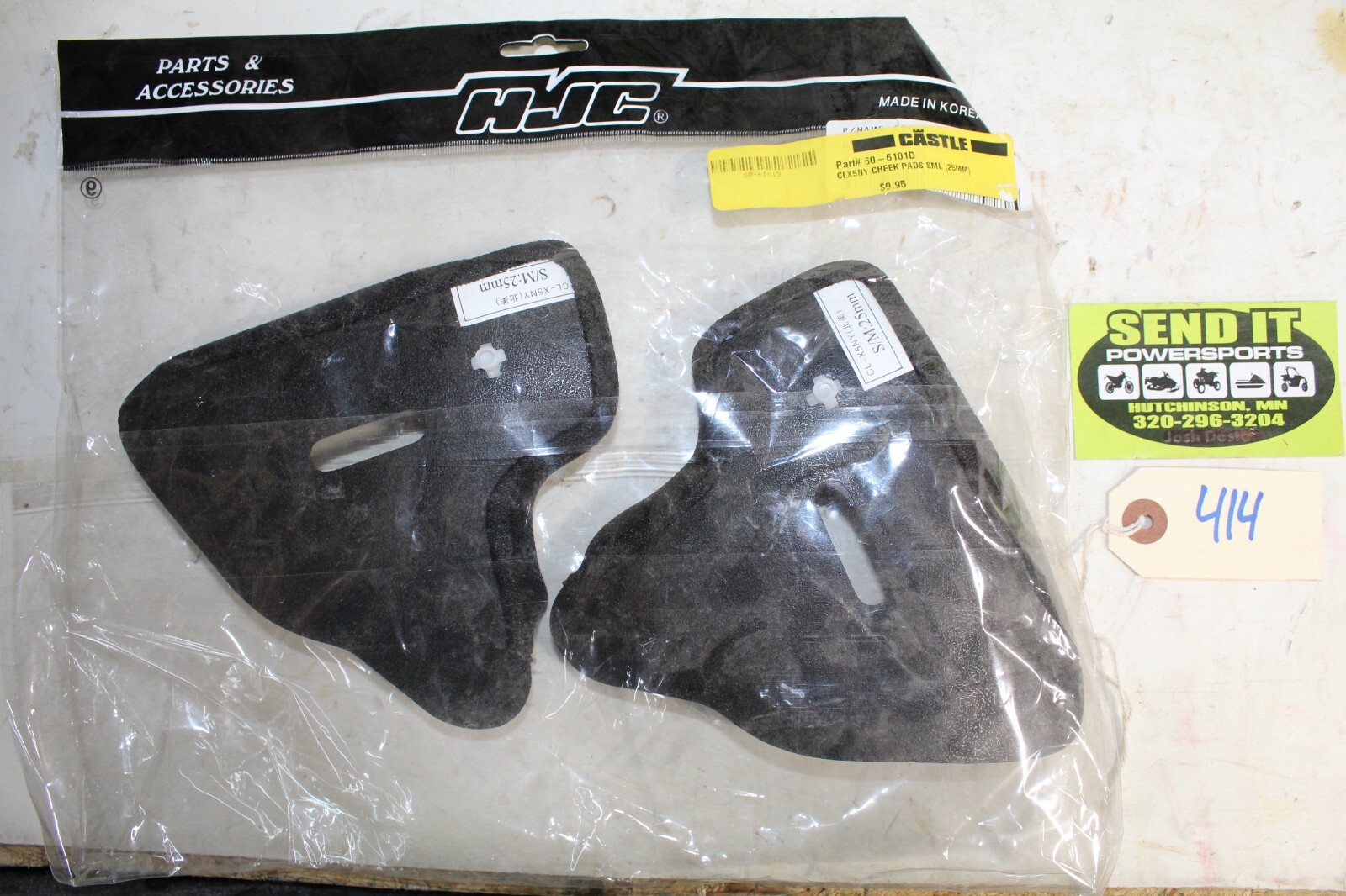 93	HJC CLX5NY	Cheek Pads Small	60-6101D