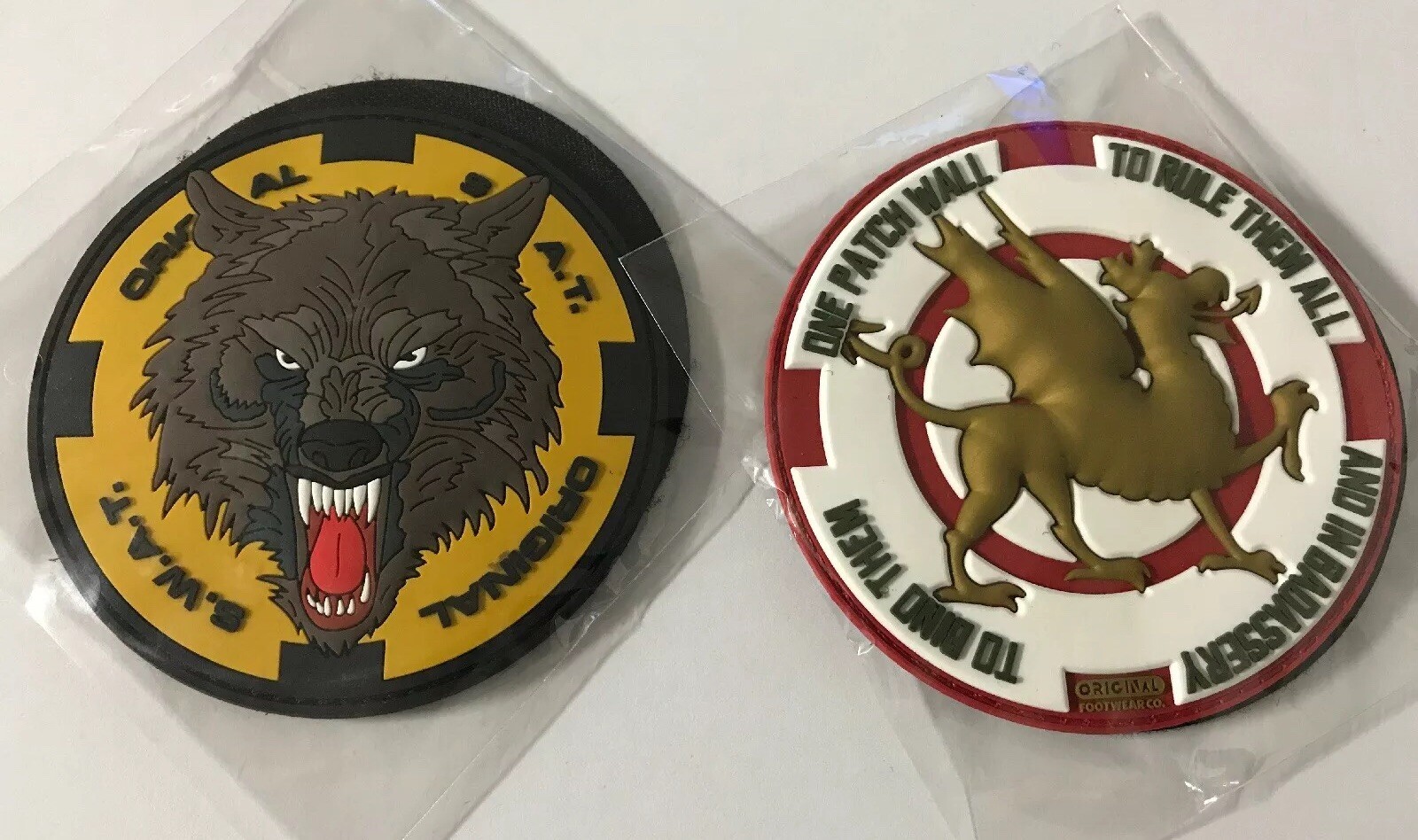 2020 Shot Show Morale Patch Original S.W.A.T. Swat Set Of 2 PVC Rare Limited