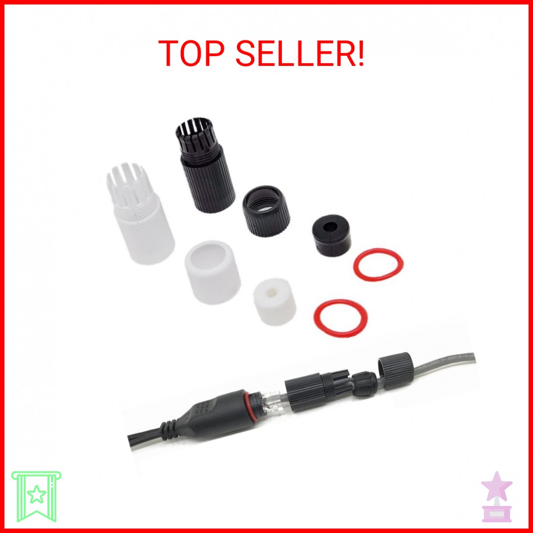 ThtRht 16 Set RJ45 Plug Waterproof Cap Protector Outdoor Ethernet Weatherproof E