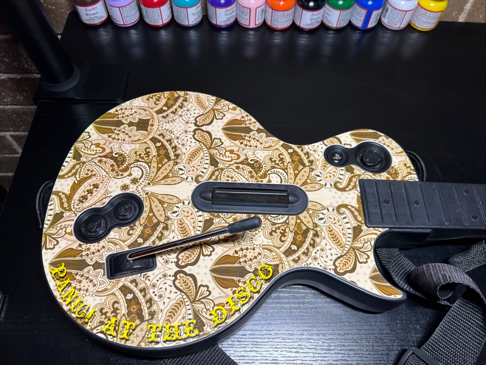 Guitar Hero Panic At The Disco Les Paul Controller PlayStation.Read Description!