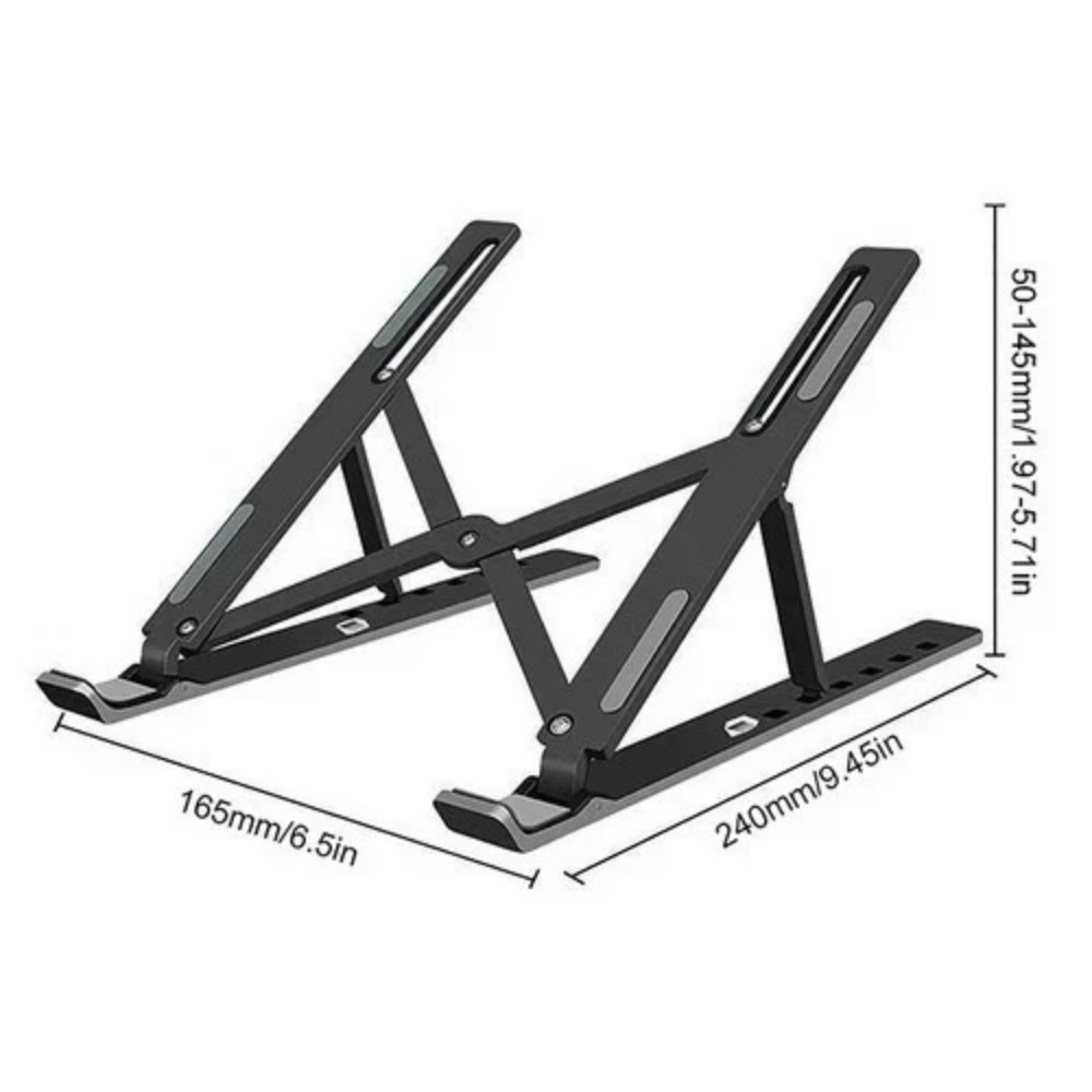Foldable Laptop Stand Adjustable Portable Holder for Phone Pad Notebook