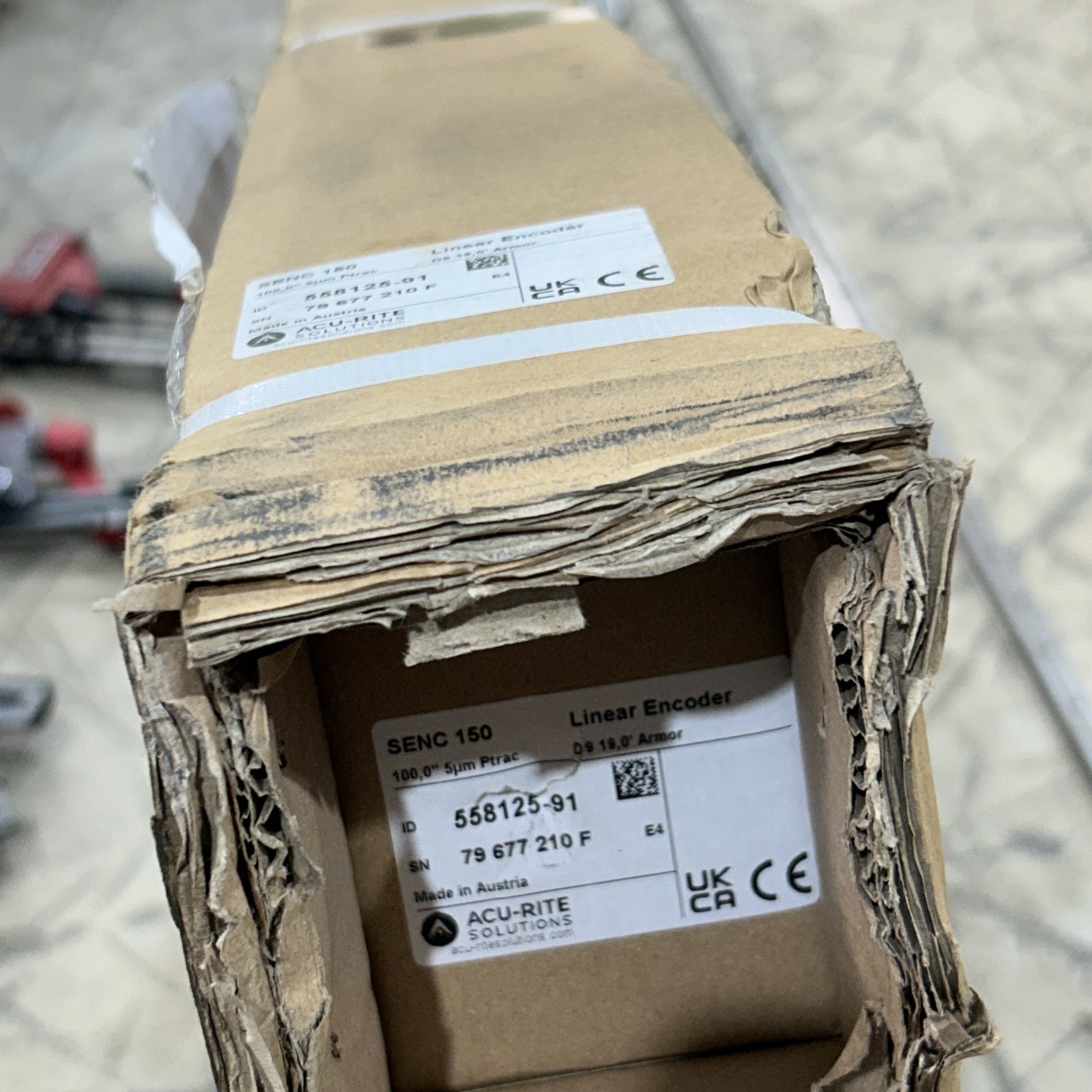 Acu-rite Linear Encoder. Senc 150. 100” Scale 558125-91. 19’ Armor